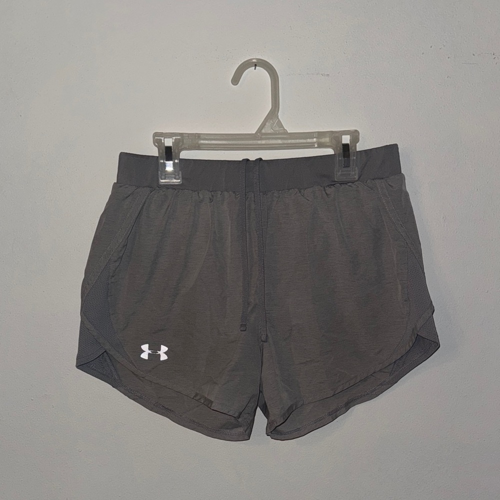 Under Armour Women's Charcoal Gray Performance Running Shorts